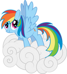 Rainbow on a Cloud by RainbowRage12