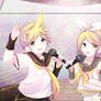 Kagamine RIN and Len Commission Fanart