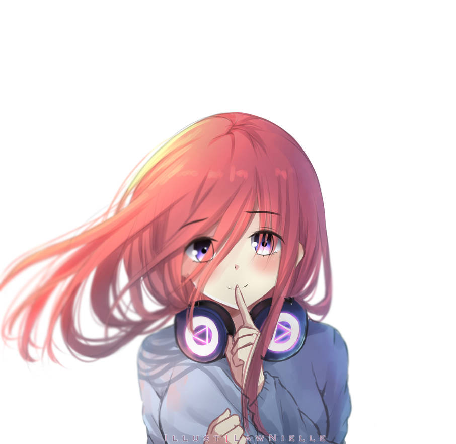Miku Nakano by LawNielleRIMM on DeviantArt