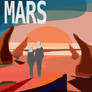 Retro Visit Mars Print