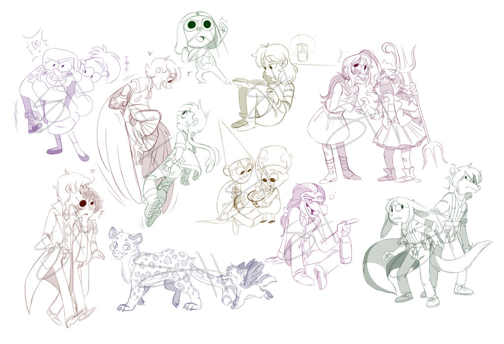 sketch coms batch 1 by kiki-kit