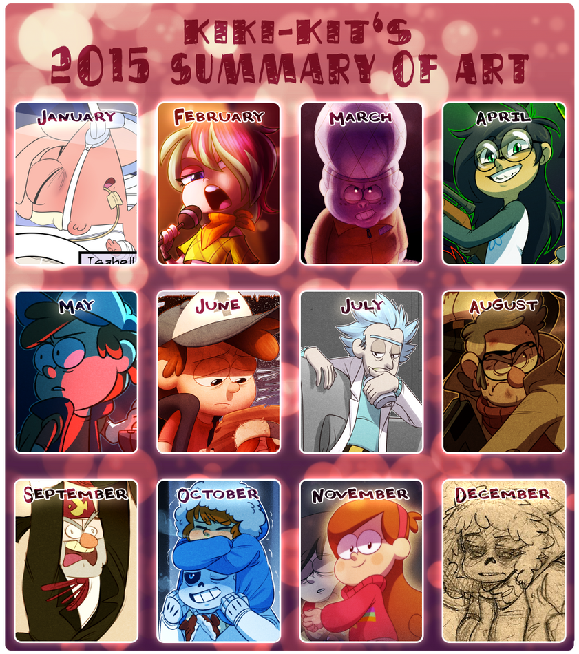 2015 Summary of Art by kiki-kit