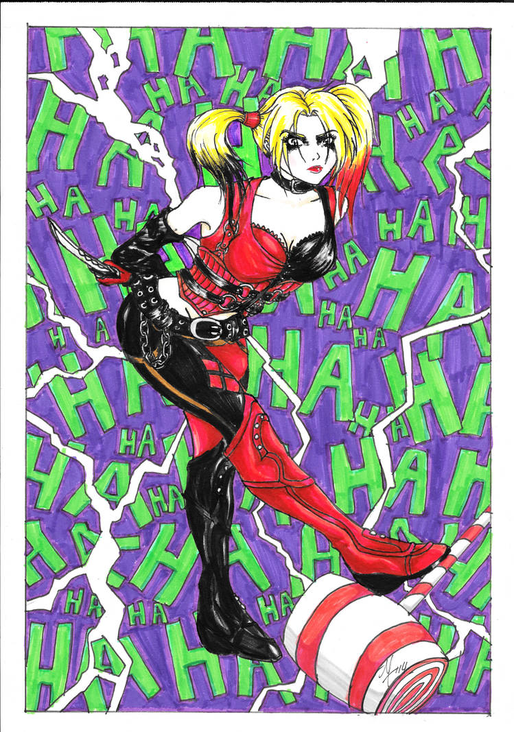 Harley Quinn DC Comics fanart By Axion117 On DeviantArt harley-quinn-dc-comics-fanart-by-axion117-on-deviantart