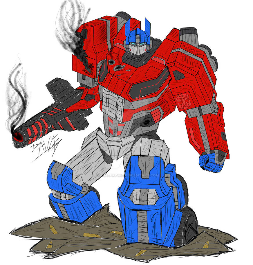 My Optimus Prime Art By PaulCerovic On DeviantArt my-optimus-prime-art-by-paulcerovic-on-deviantart