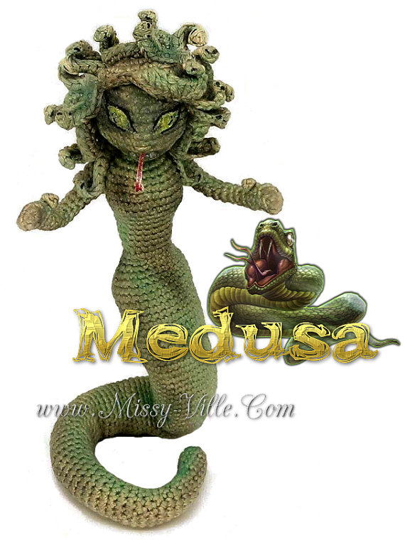 Medusa - Crochet Amigurumi Doll