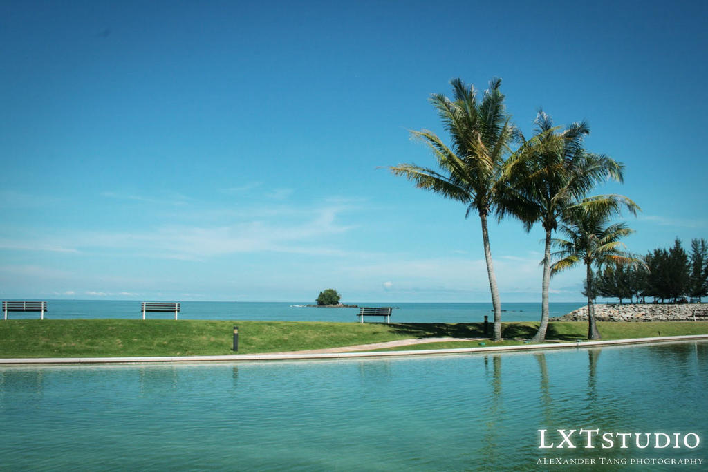 Beach in Empire hotel, Brunei