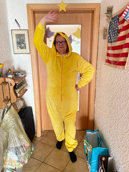 Me, in my Pikachu Costume