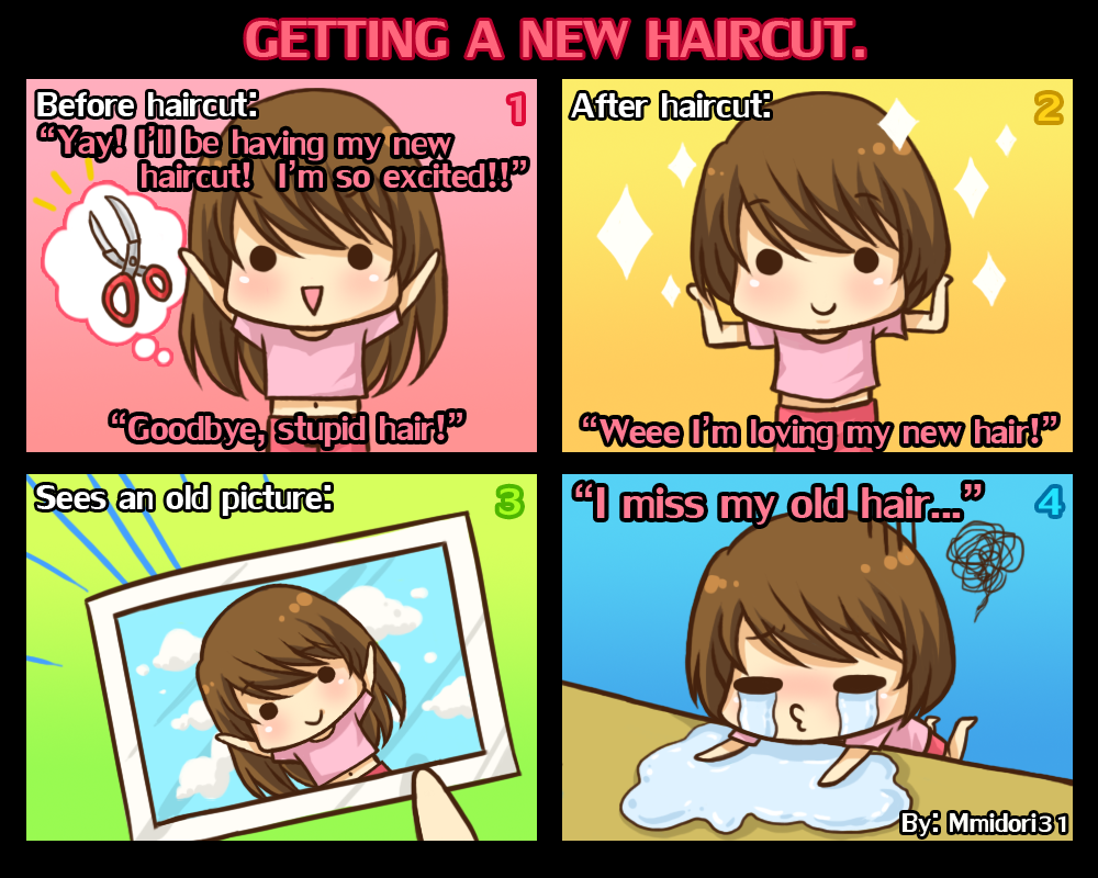 Chibi Reiko #1 - Getting a New Haircut.