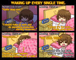 Chibi Reiko #2 - Waking up every single time.