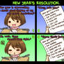 Chibi Reiko #15 - New Year's resolution.