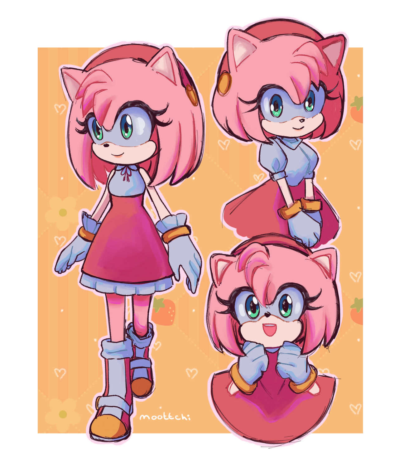 Amy Variants Three Amy Versions by Mottchiu on DeviantArt