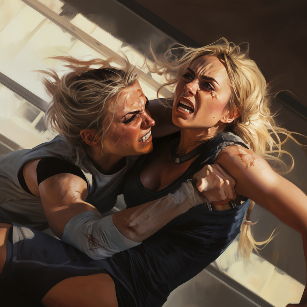 Brian Deviantart Fight The fight continues by catfightfan on DeviantArt