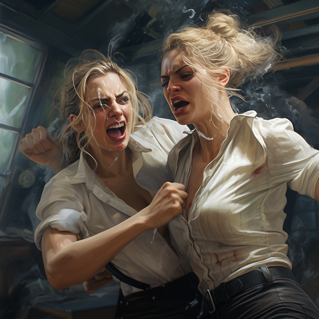 Office catfight is out of control by catfightfan on DeviantArt