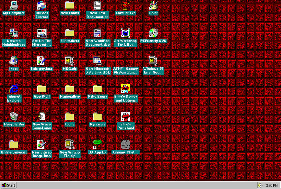 Windows 95 Desktop by geoshea on DeviantArt