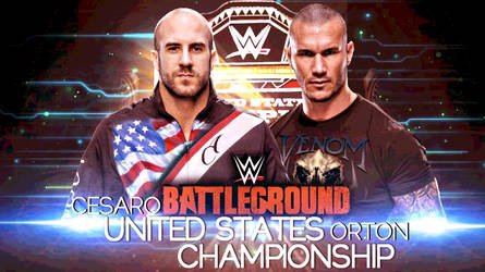 WWE BattleGround Cesaro VS Orton