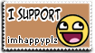 Stamp: Support imhappyplz