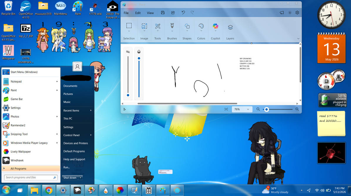 Windows 7 Taskbar Deviantart this is TOTALLY windows 7! by wainbowlumcandizwirl on DeviantArt