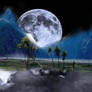 moon mounten wallpaper