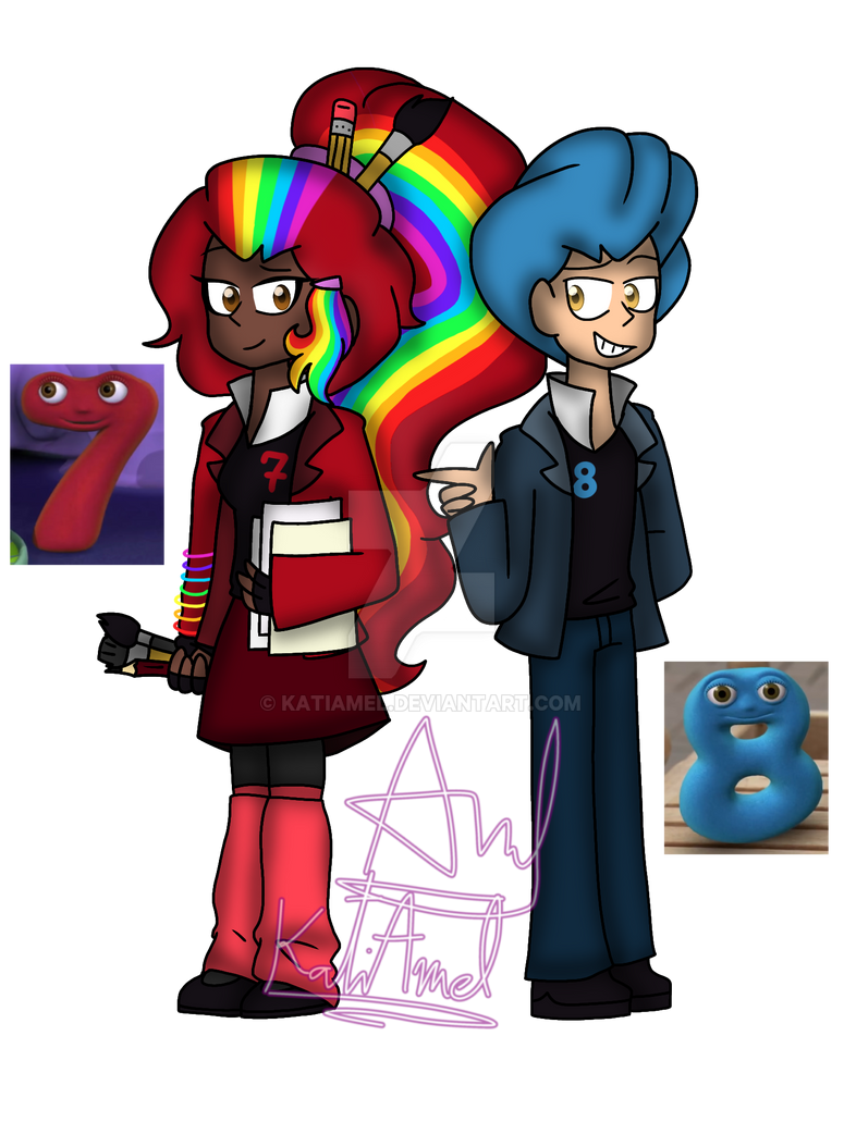 Humanized Numberjacks 7 And 8 By KatiAmel On DeviantArt humanized-numberjacks-7-and-8-by-katiamel-on-deviantart