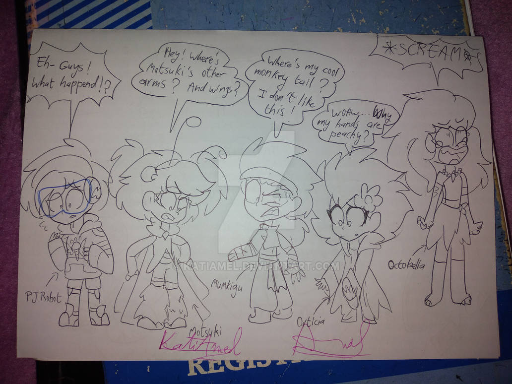 Humanized characters 1 by KatiAmel on DeviantArt