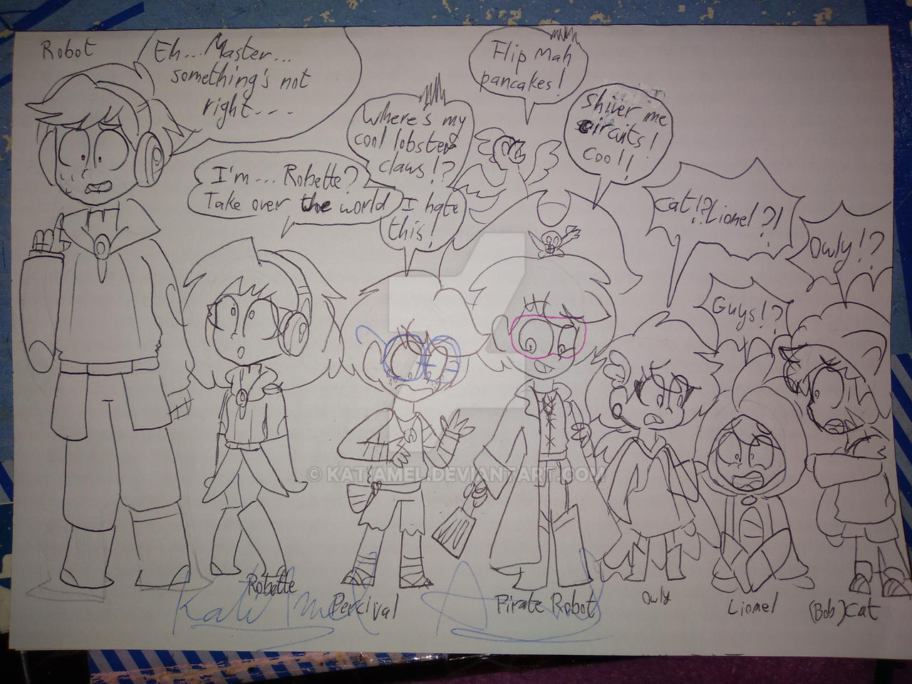 Humanized characters 2 by KatiAmel on DeviantArt