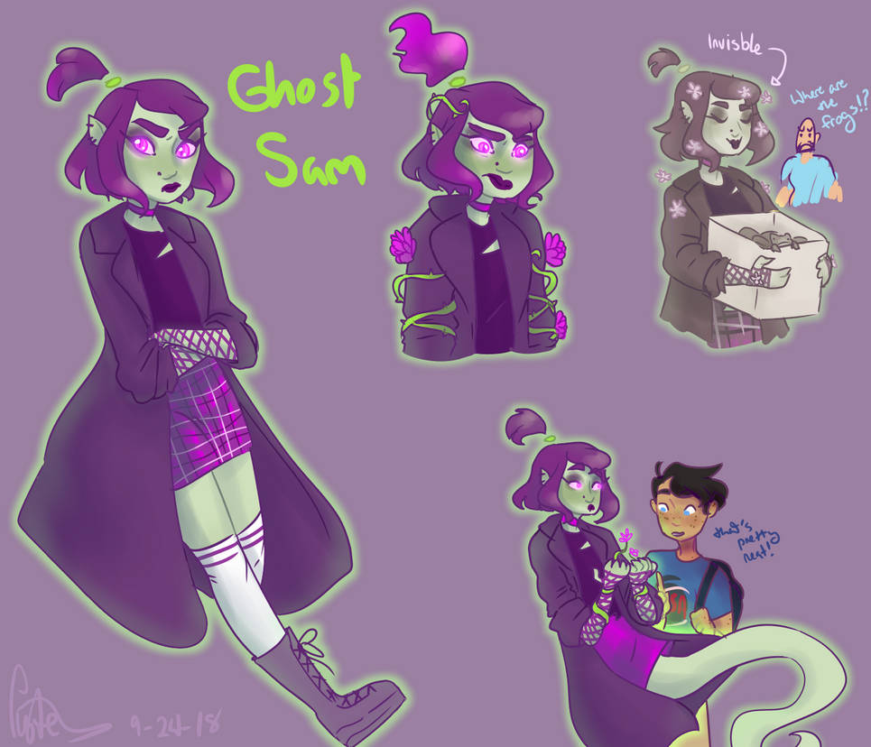 Ghost Sam by Sp00kberry on DeviantArt