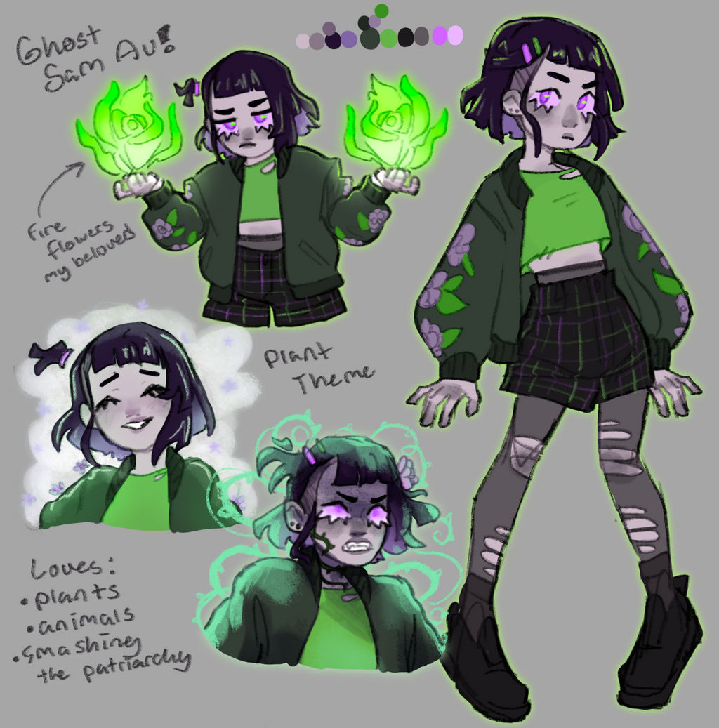 Ghost Sam by Sp00kberry on DeviantArt