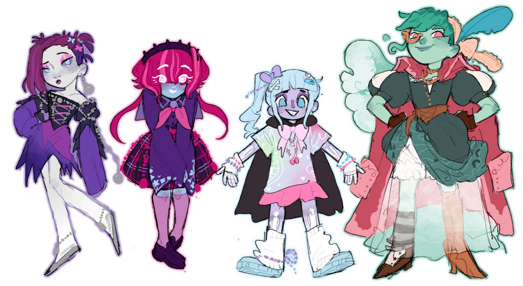 Haunted (re)Designs 2 by Sp00kberry on DeviantArt