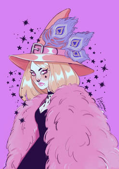 Pink witch