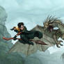 Harry Potter and the Horntail!