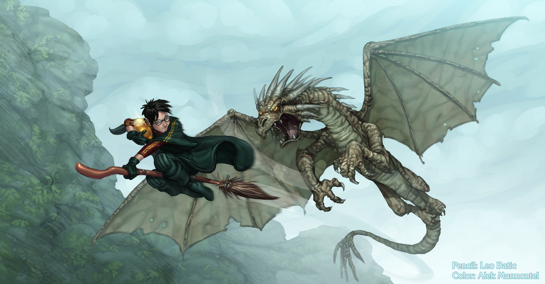 Harry Potter and the Horntail!