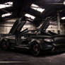 Mercedes Benz SLR Black- rear