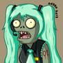 Hatsune Miku zombie