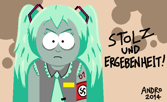 Nazi zombie Hatsune Miku