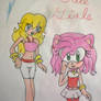 peach and amy cute girls