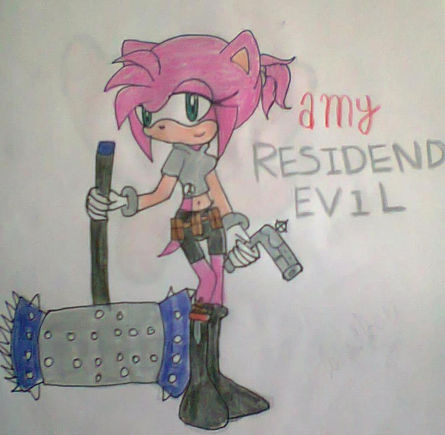 Amy Rose Reed amy rose RE by cristinathehedgehog on DeviantArt