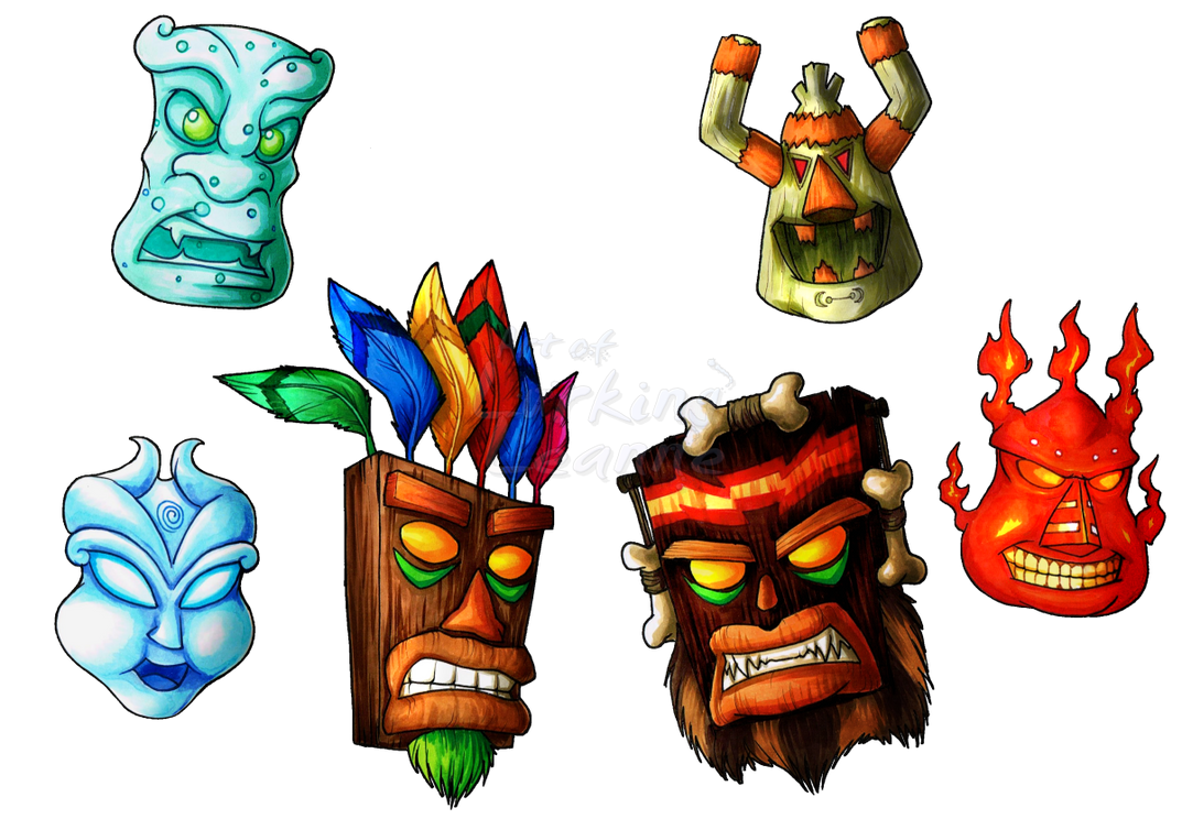 The Spiritual Masks by Lurking-Leanne on DeviantArt