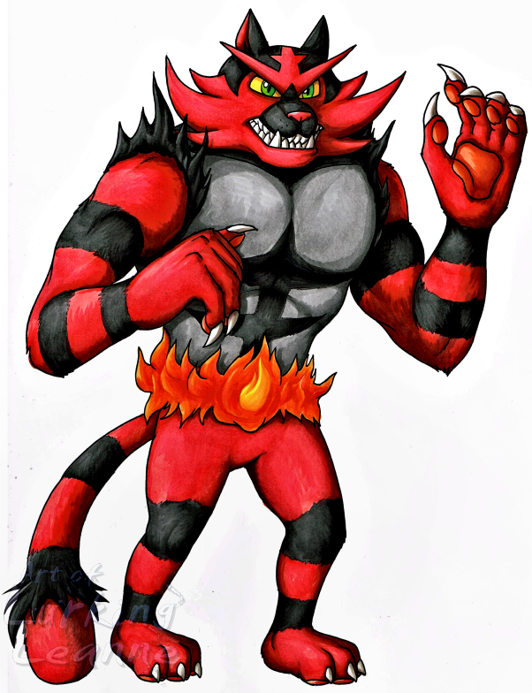 Pokemon Commish - Incineroar