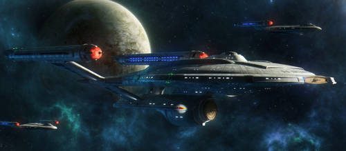 Ranger Class Refit USS Strider WIP 2 by BasillArt on DeviantArt