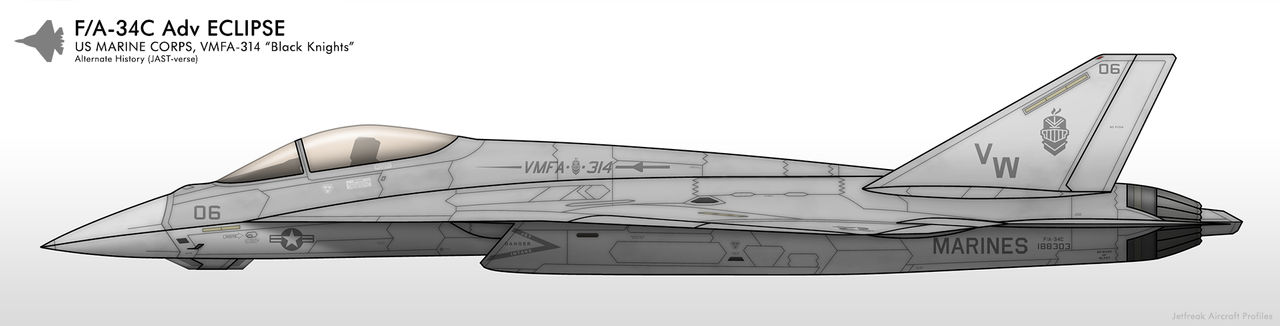 F/A-34C - VMFA-314 Black Knights by Jetfreak-7 on DeviantArt