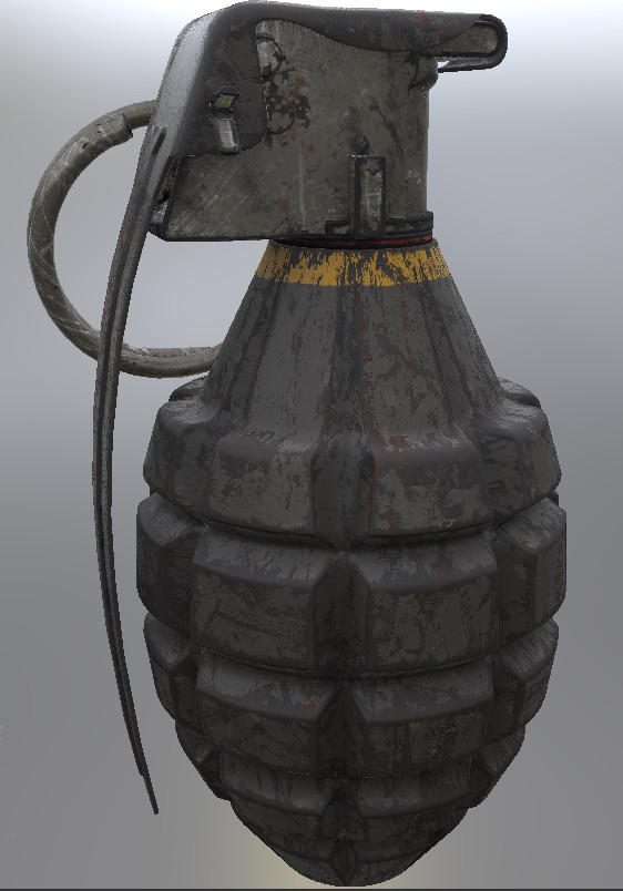 Grenade. Texture made by me by Napelazam on DeviantArt