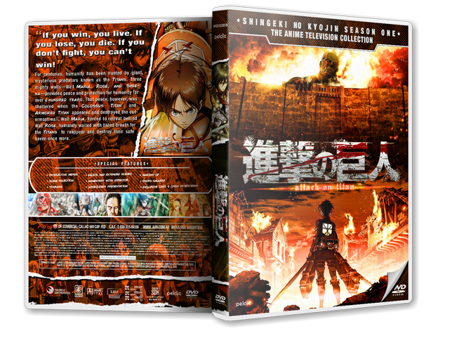 Shingeki no Kyojin [Dvd Cover] by sylargreyp on DeviantArt