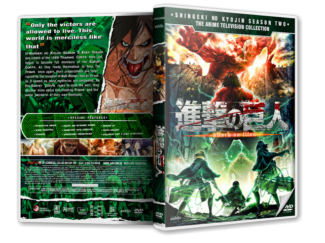 DVD Shingeki no Kyojin Attack On Titan / Ataque a Los Titanes
