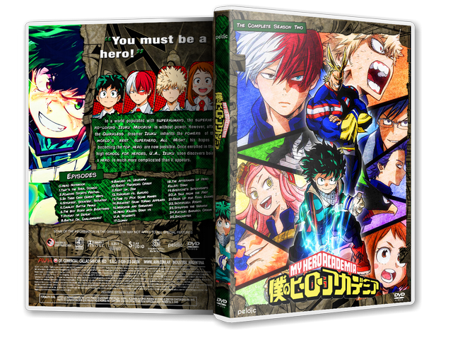 Boku no Hero Academia Season Two [Dvd Cover] by sylargreyp on