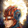 Captain Marvel In Helmet