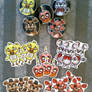 Fnaf buttons + sticker pack