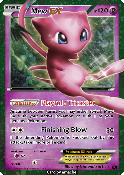 Carta Pokemon Mew Ex