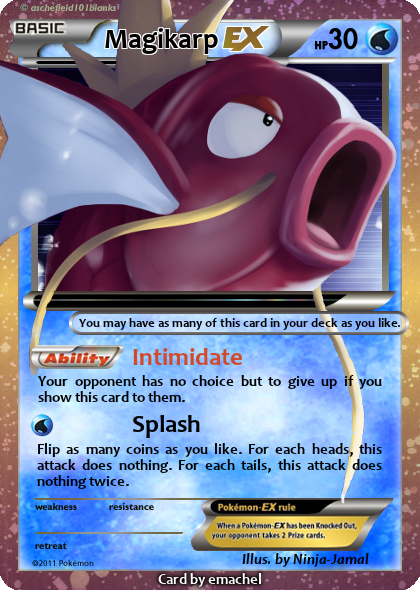 Magikarp EX by emachel on DeviantArt