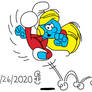 Smurfette The Fighting Girl!