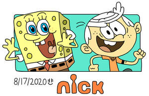 Spongebob And Lincoln On Nick Together!